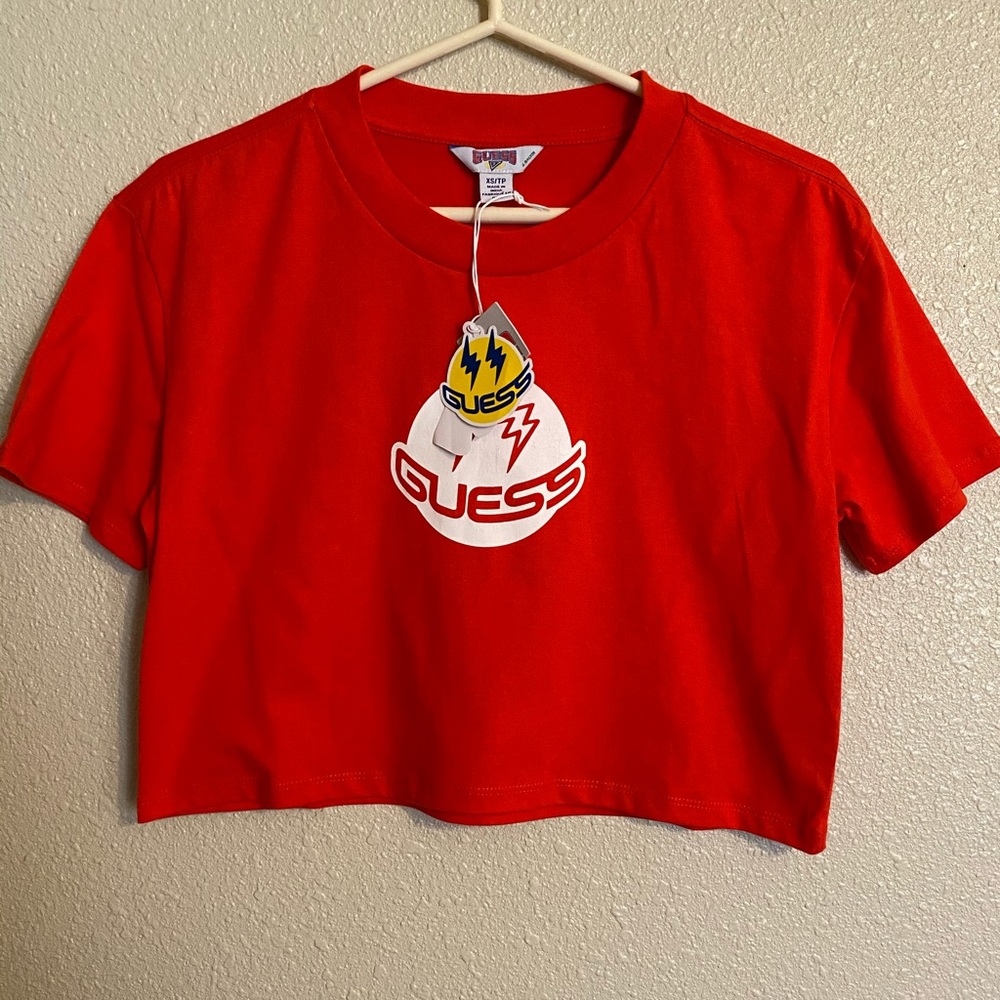 Guess X J BALVIN CROP TOP XS SPRING 2020 NWT